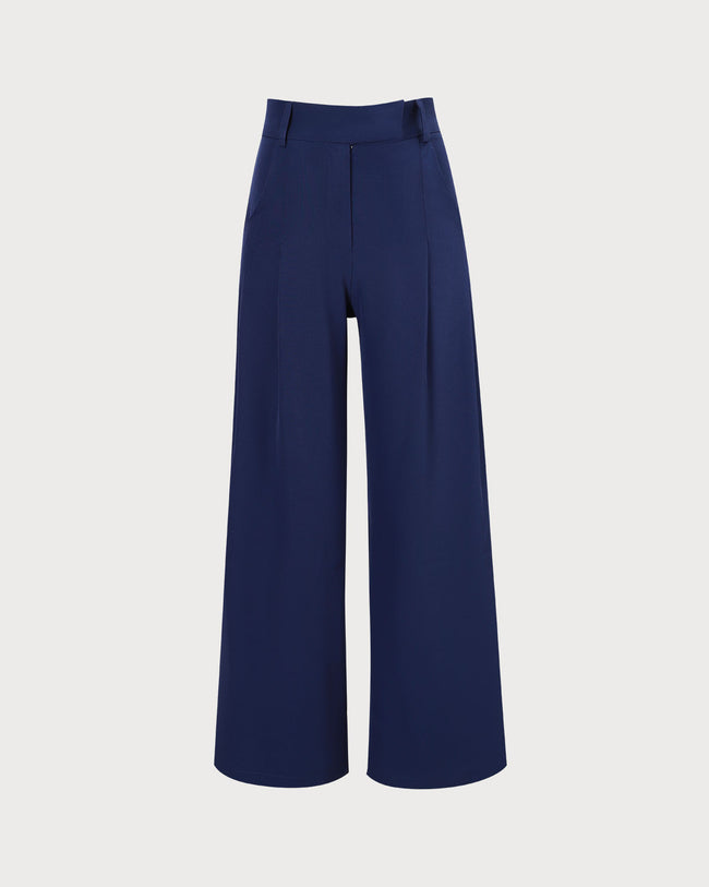 The High Waisted Straight Pants Bottoms - RIHOAS