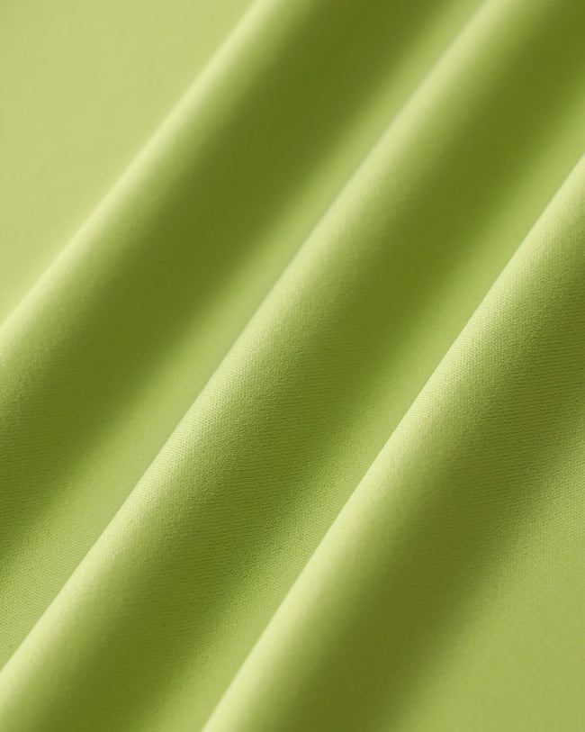 Green Round Neck High Stretch Yoga Dress