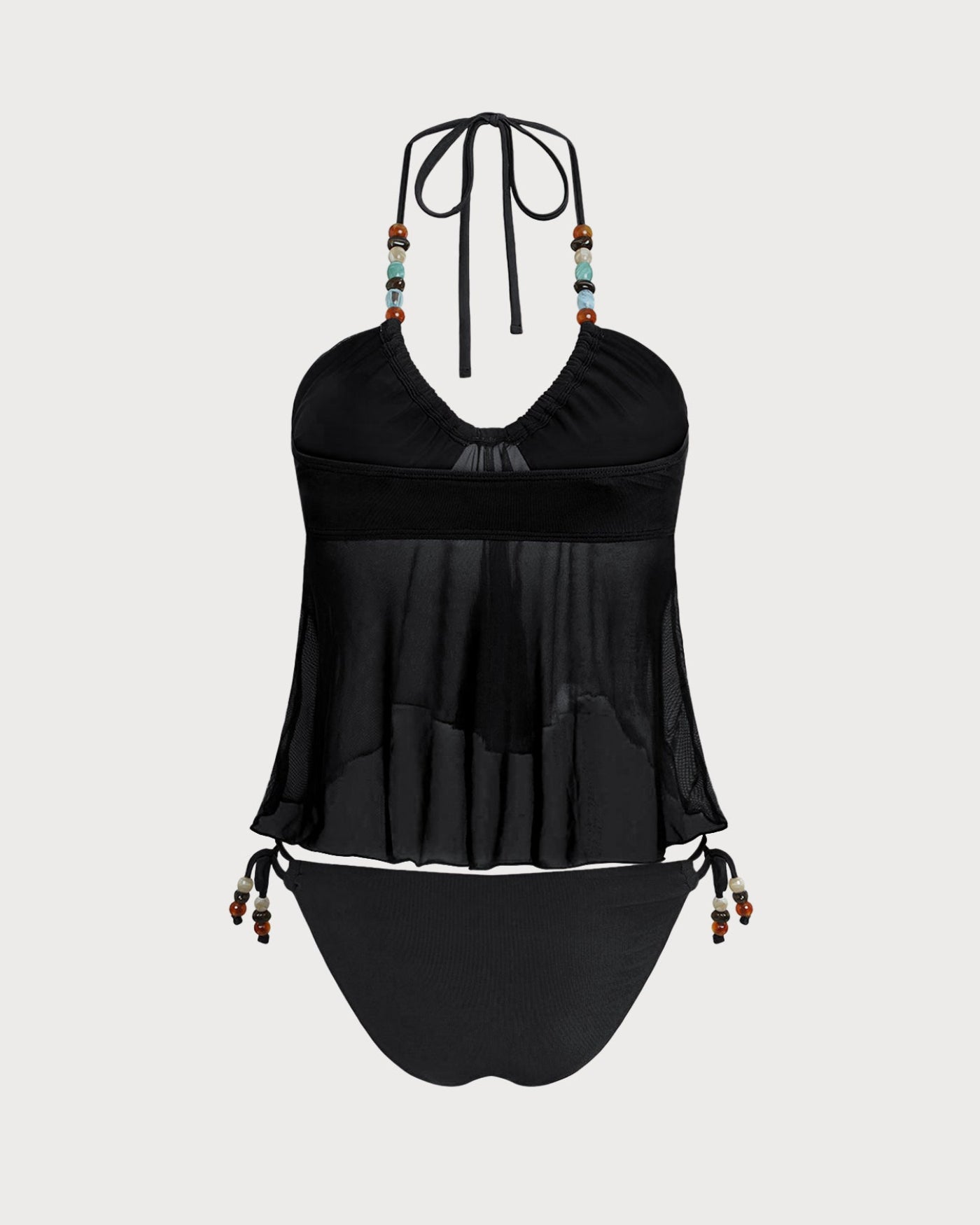 Knitted Polyester Tankini Suit Tankinis - RIHOAS