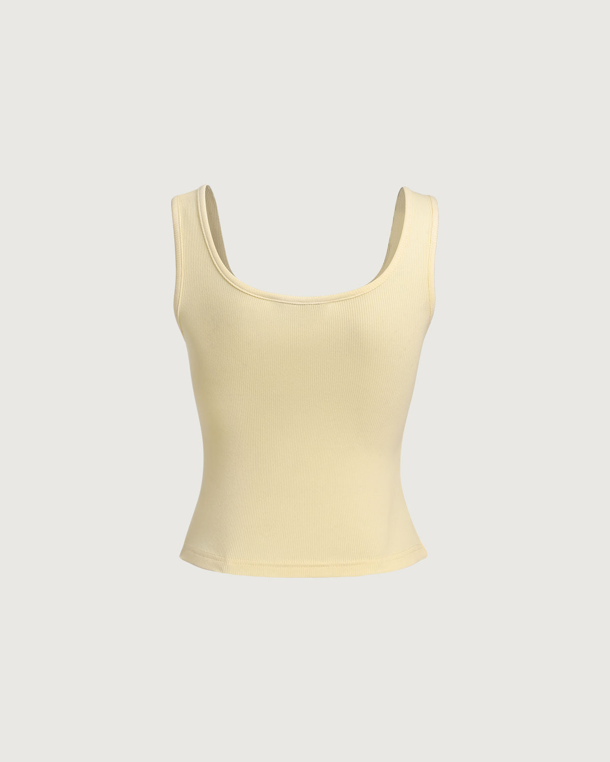 The Black V-Neck Knit Tank Top Tops - RIHOAS