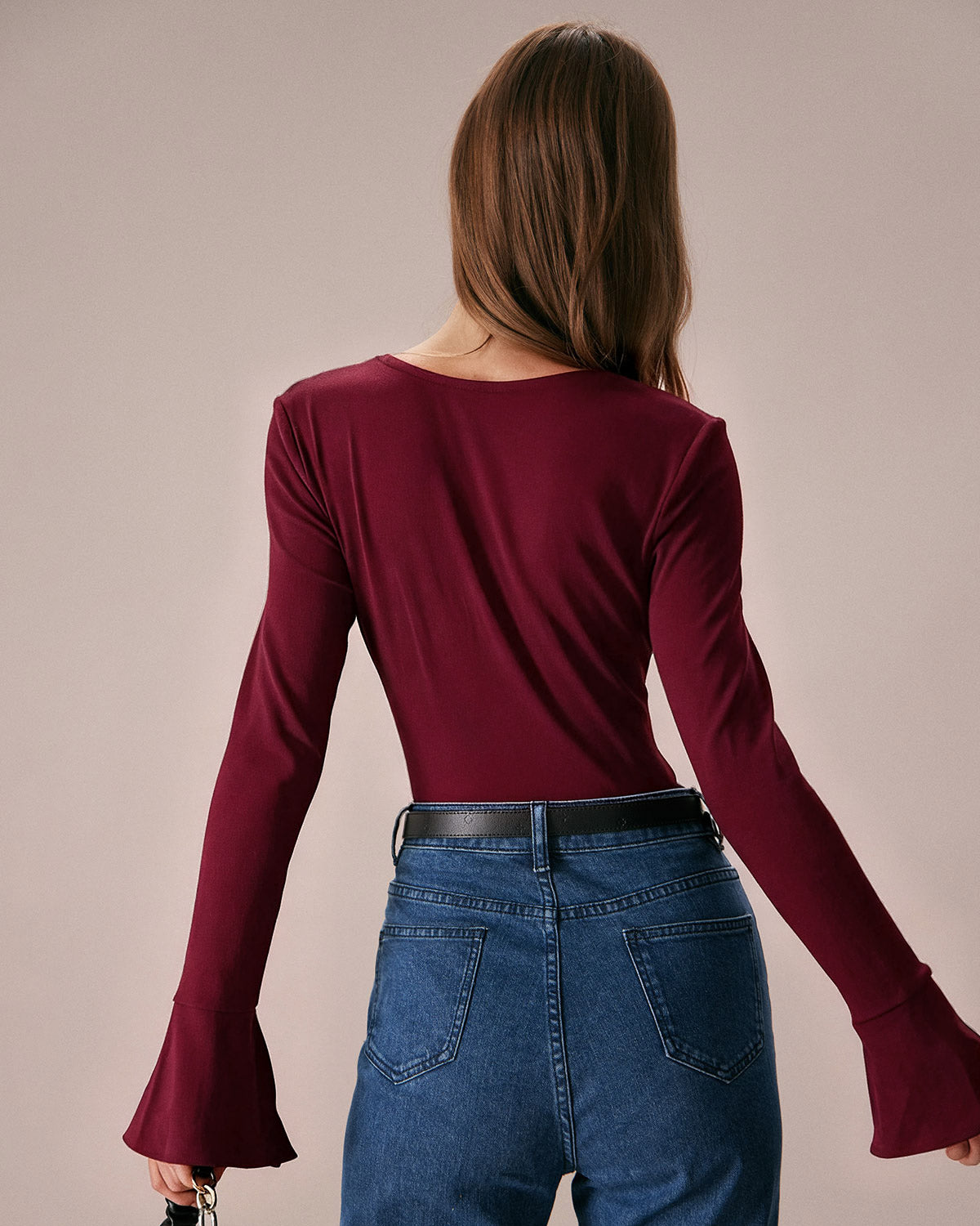 Women Knitted Acrylic Tees Tops - RIHOAS
