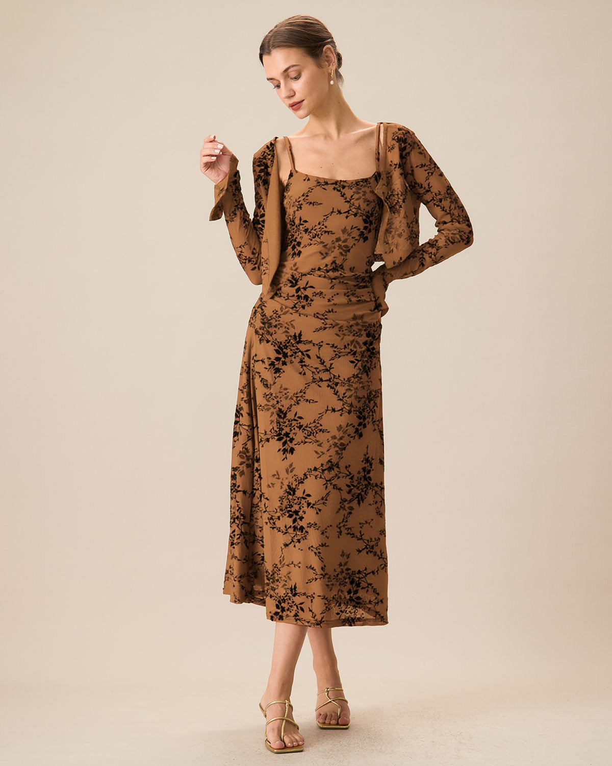 Women Knitted Polyester Dresses Dresses - RIHOAS