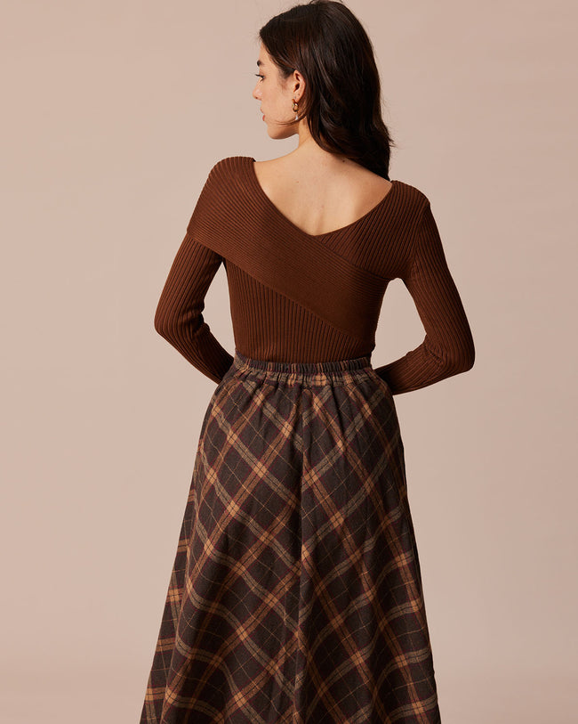 Women Knitted TENCEl Lyocell Sweaters Tops - RIHOAS