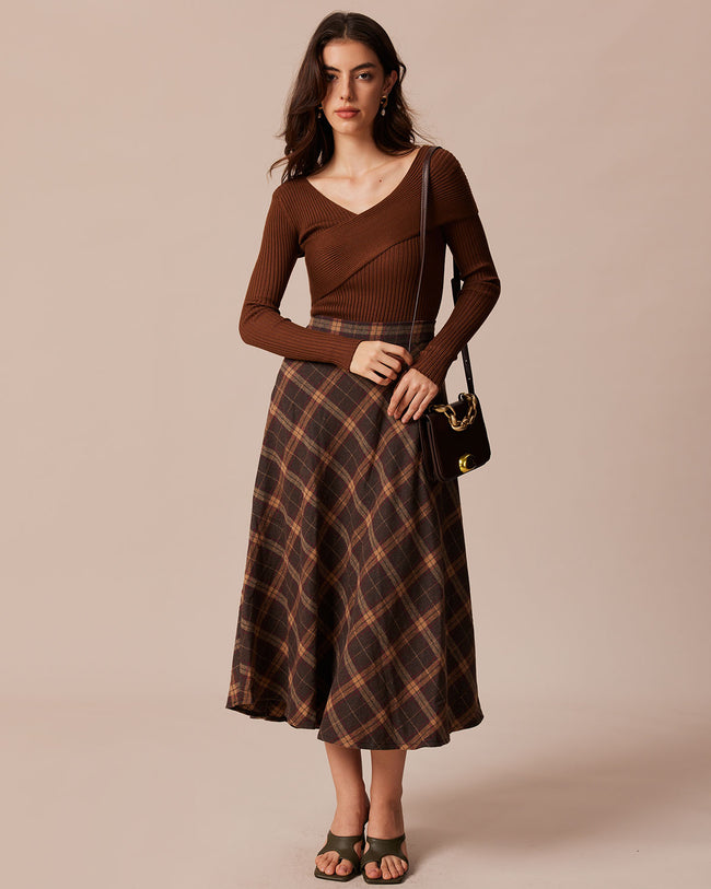 Women Knitted TENCEl Lyocell Sweaters Tops - RIHOAS