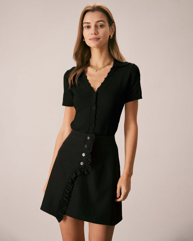 Women Knitted Viscose blended Tees Tops - RIHOAS