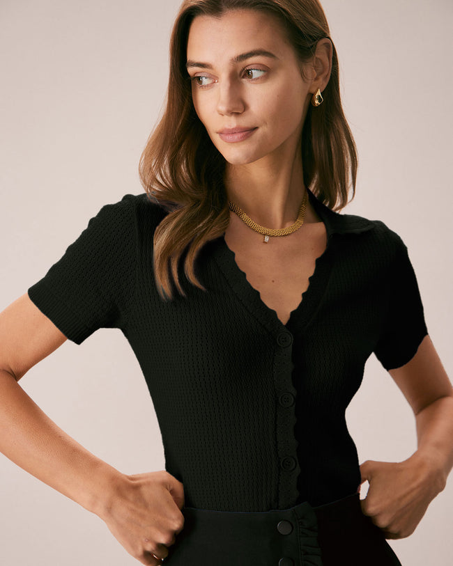 Women Knitted Viscose blended Tees Tops - RIHOAS