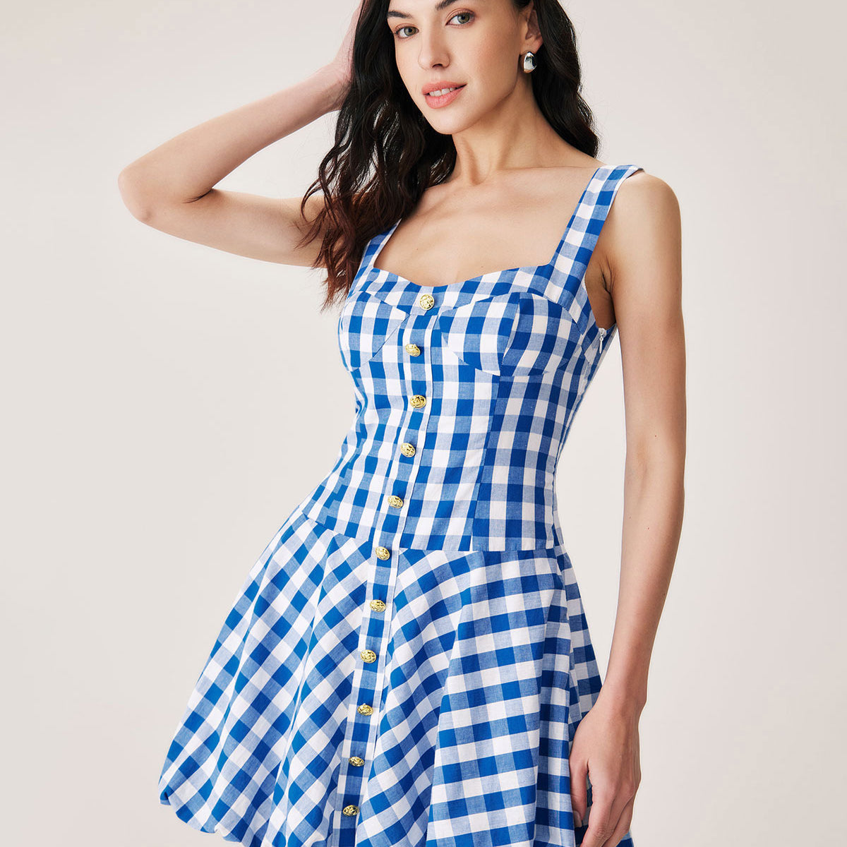 blue plaid dress target Women's Plaid Blue Dresses