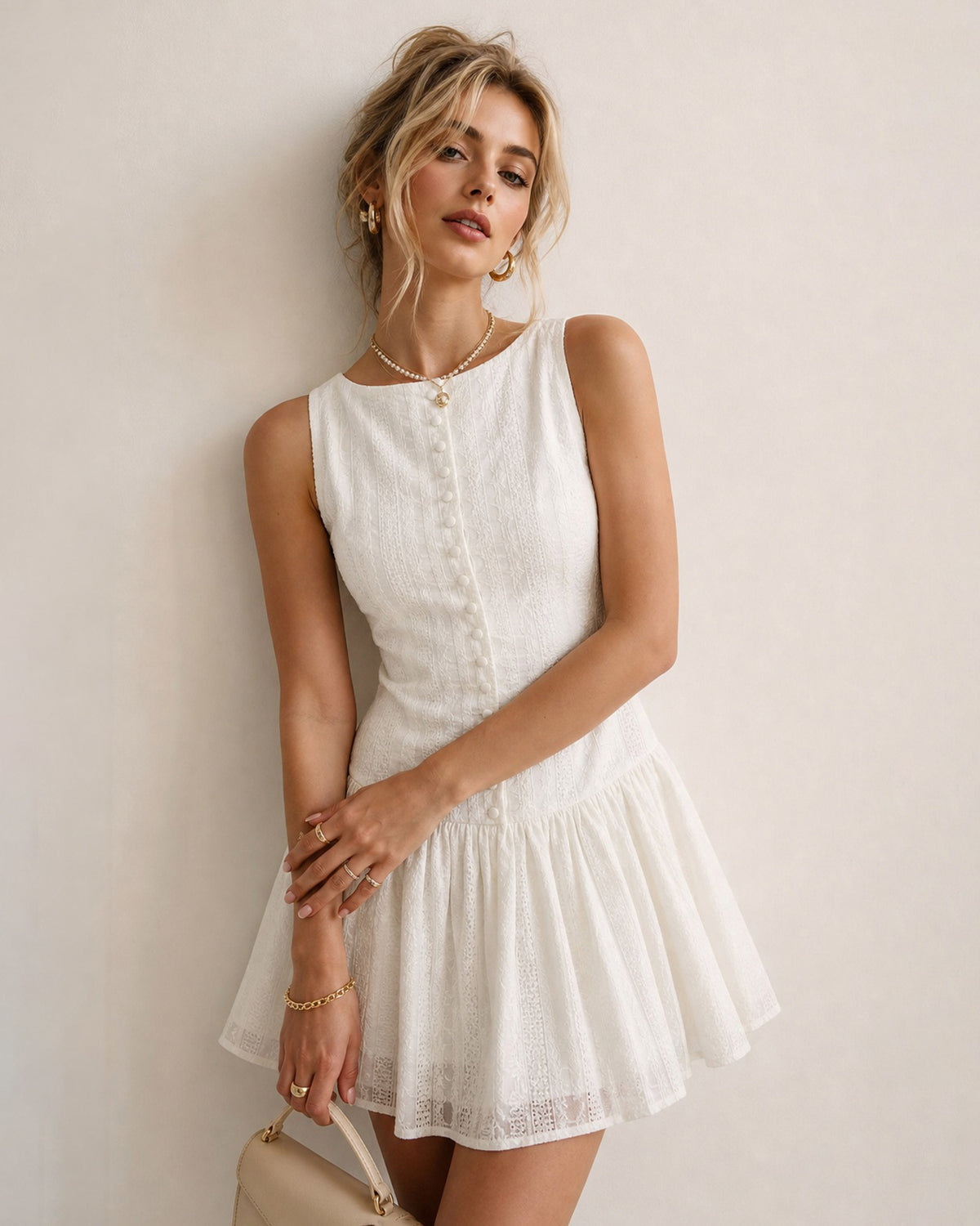 Women Woven Cotton Dresses - RIHOAS