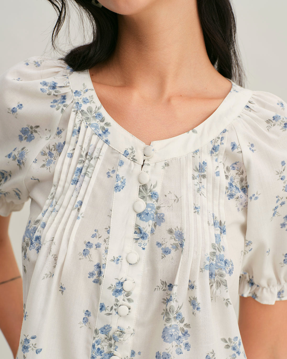 Women Woven Polyester Blouses Tops - RIHOAS