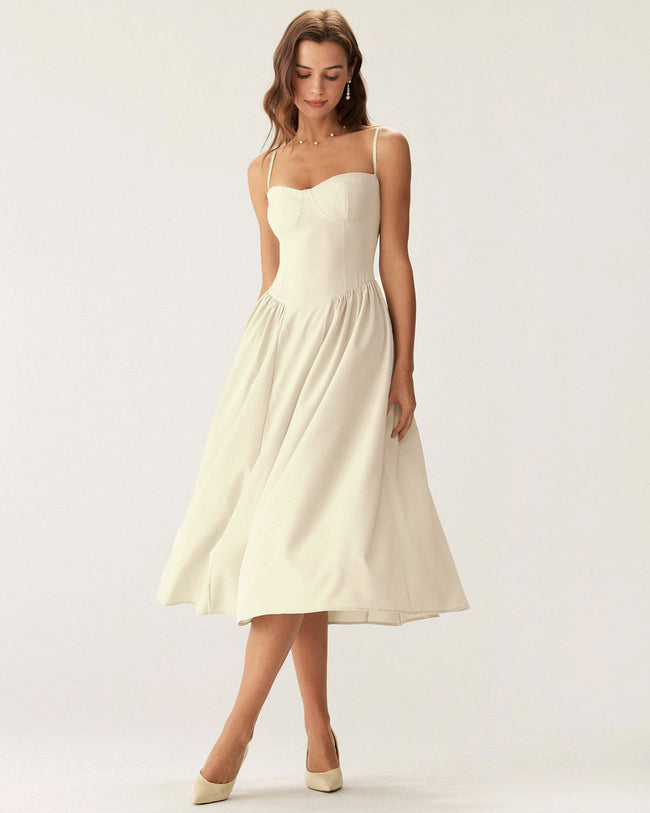 Women Woven Polyester Dresses Dresses - RIHOAS