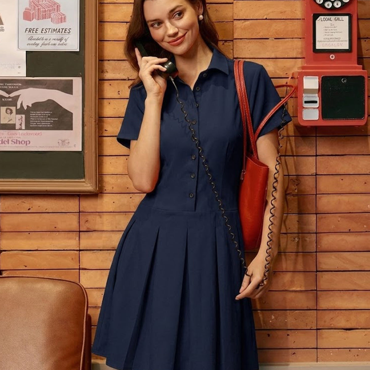 mini navy blue dresses for women Glitter Tulle Dark Navy A-Line Mini Dress Straps Wedding Guest Dress, Dark_Navy / L