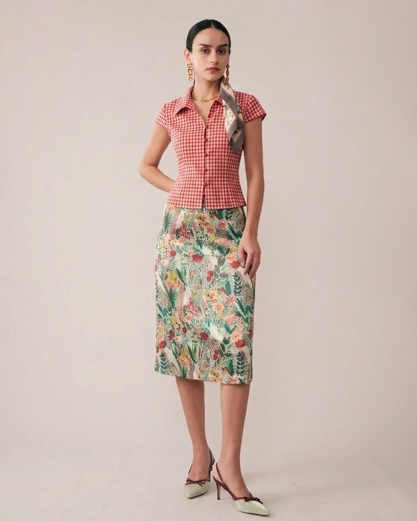 Women Woven Polyester Shirts Tops - RIHOAS