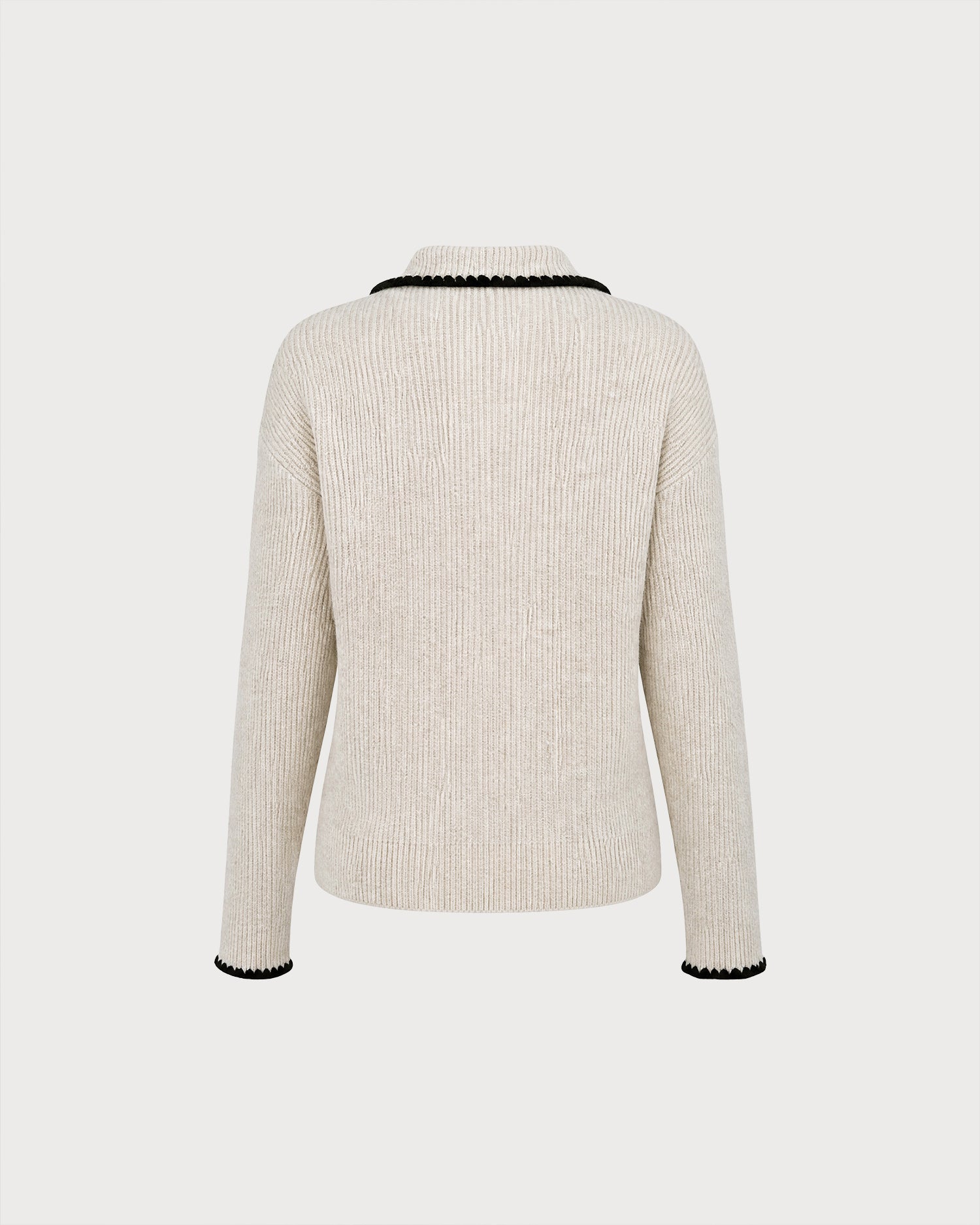 Women's Acrylic Knit Sweater - RIHOAS - 03