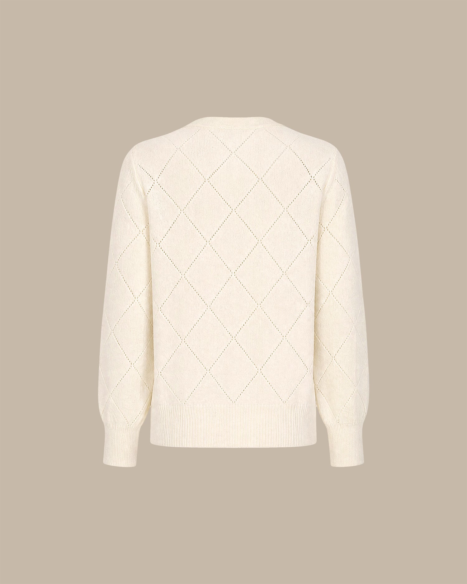 Women's Acrylic Knit Sweater - RIHOAS - 02