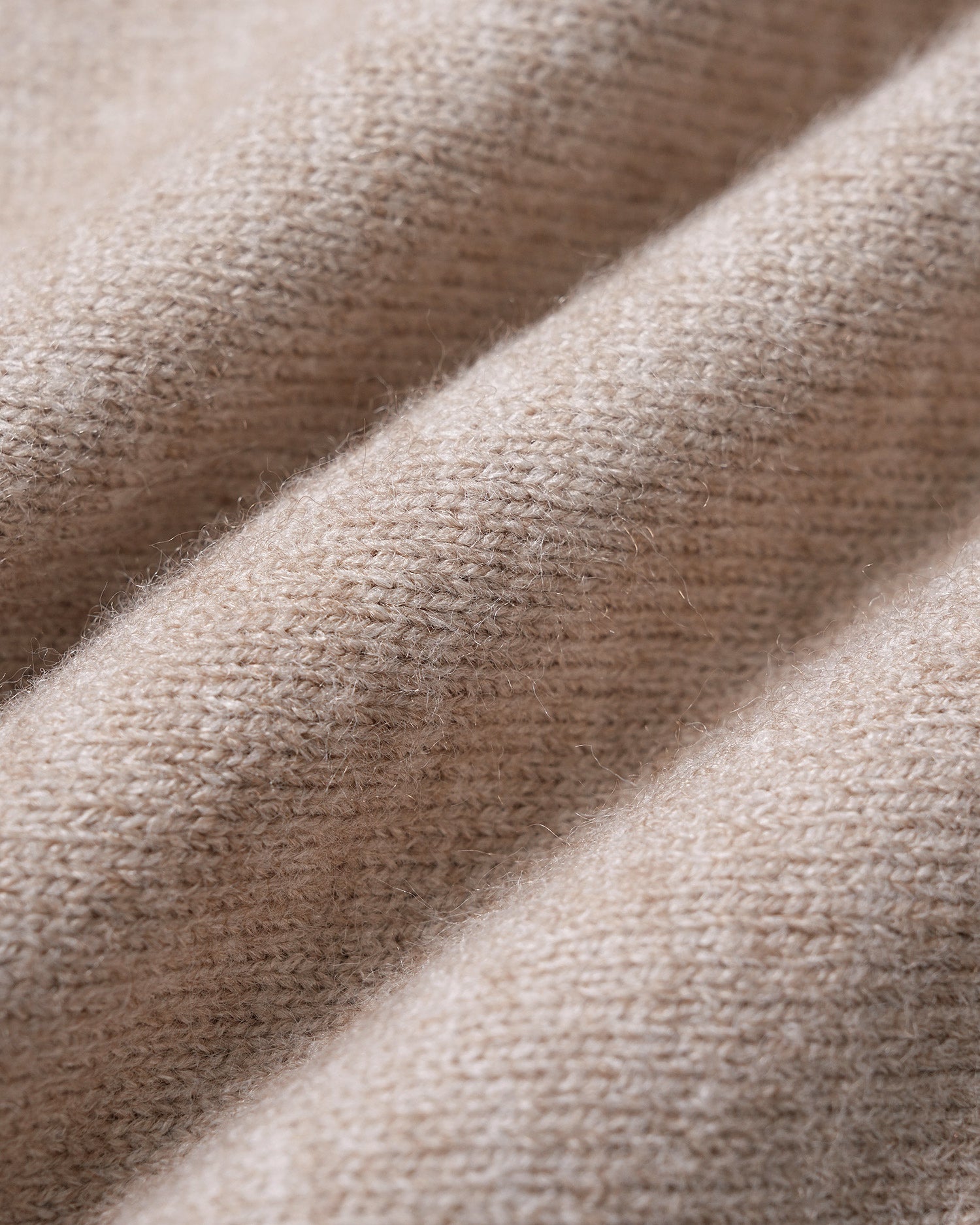 Khaki Round Neck Knit Sweater 04