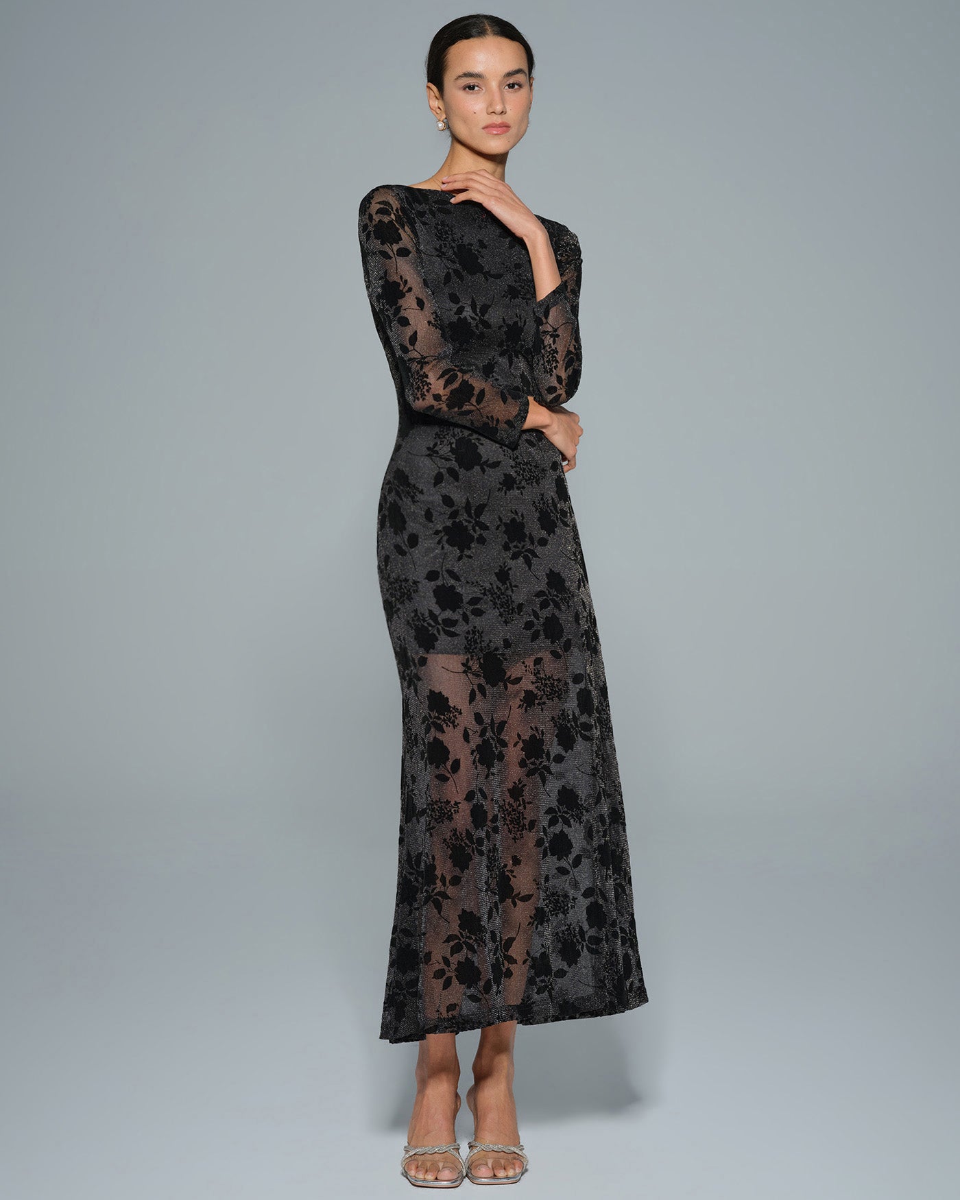 Women's Knit Polyester Maxi Dress Dresses - RIHOAS