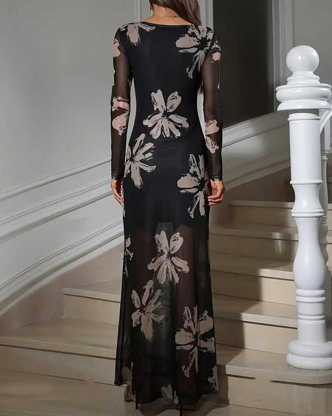 Women's Knit Polyester Maxi Dress Dresses - RIHOAS