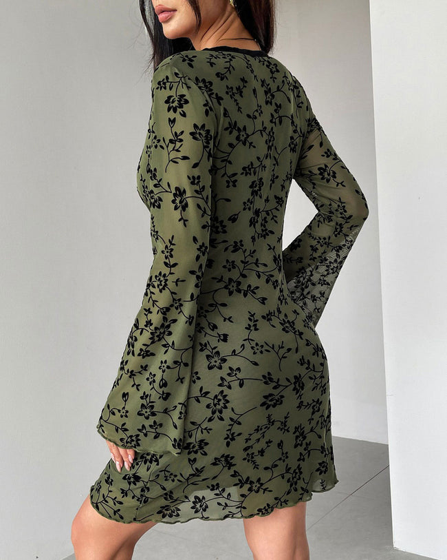 Women's Knit Polyester Mini Dress Dresses - RIHOAS
