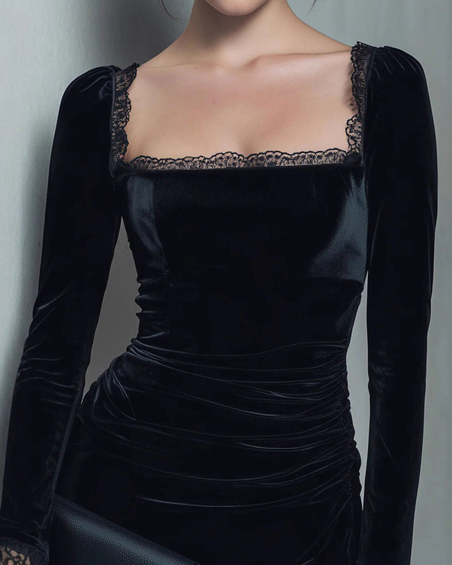 Women's Knit Polyester Mini Dress Dresses - RIHOAS