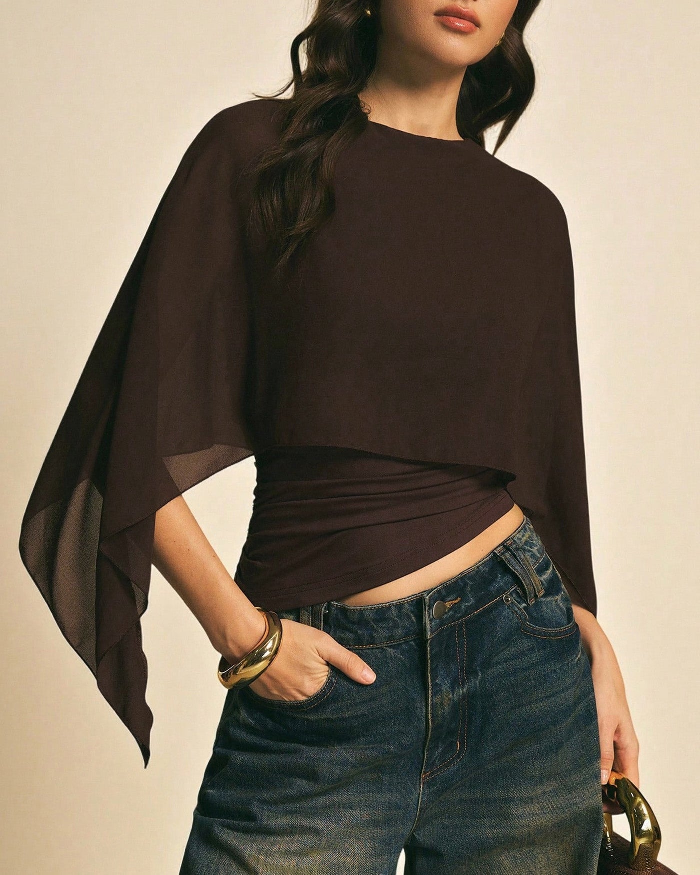 Women's Knit Polyester Top Tops - RIHOAS