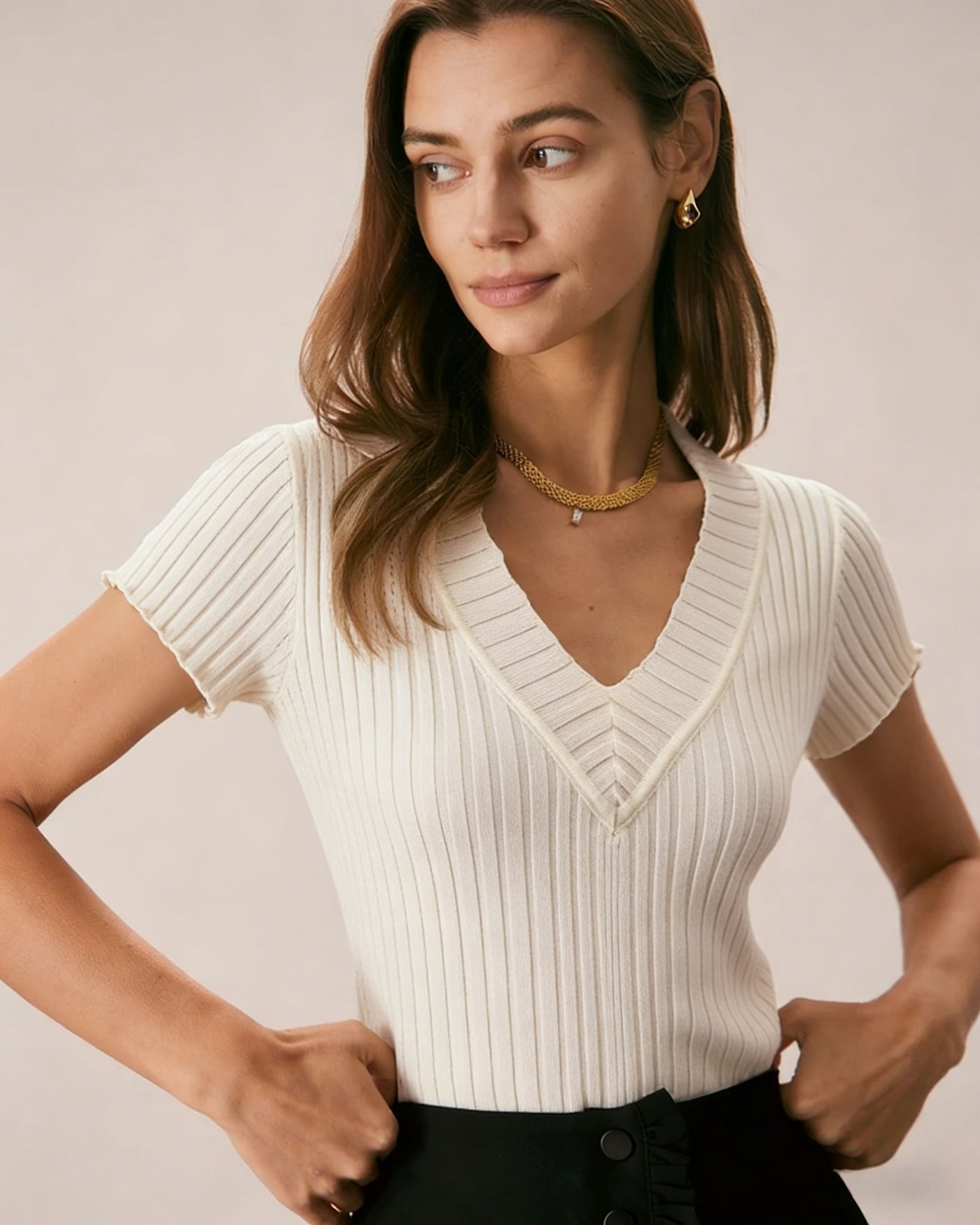 Women's Knit Viscose Top Tops - RIHOAS