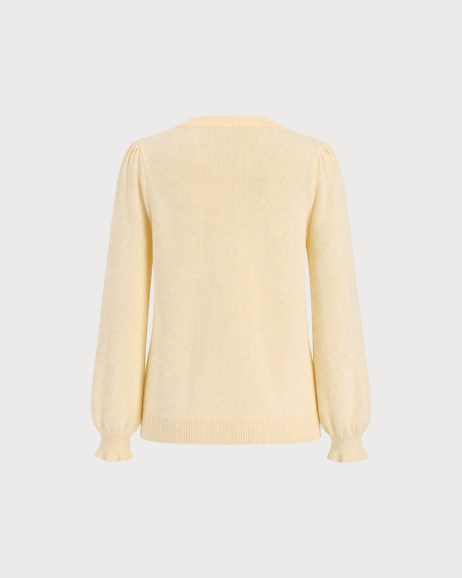 Women's Knitted Acrylic Cardigan Sweater - RIHOAS