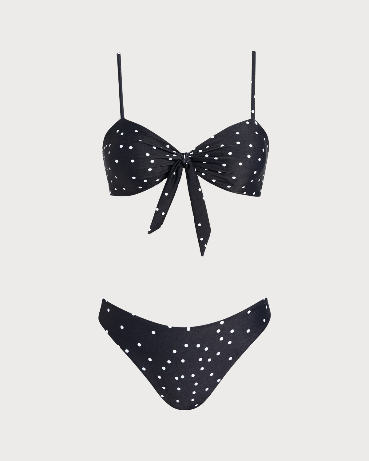 Women's Knitted Nylon Bikini Sets Black Bikinis - RIHOAS