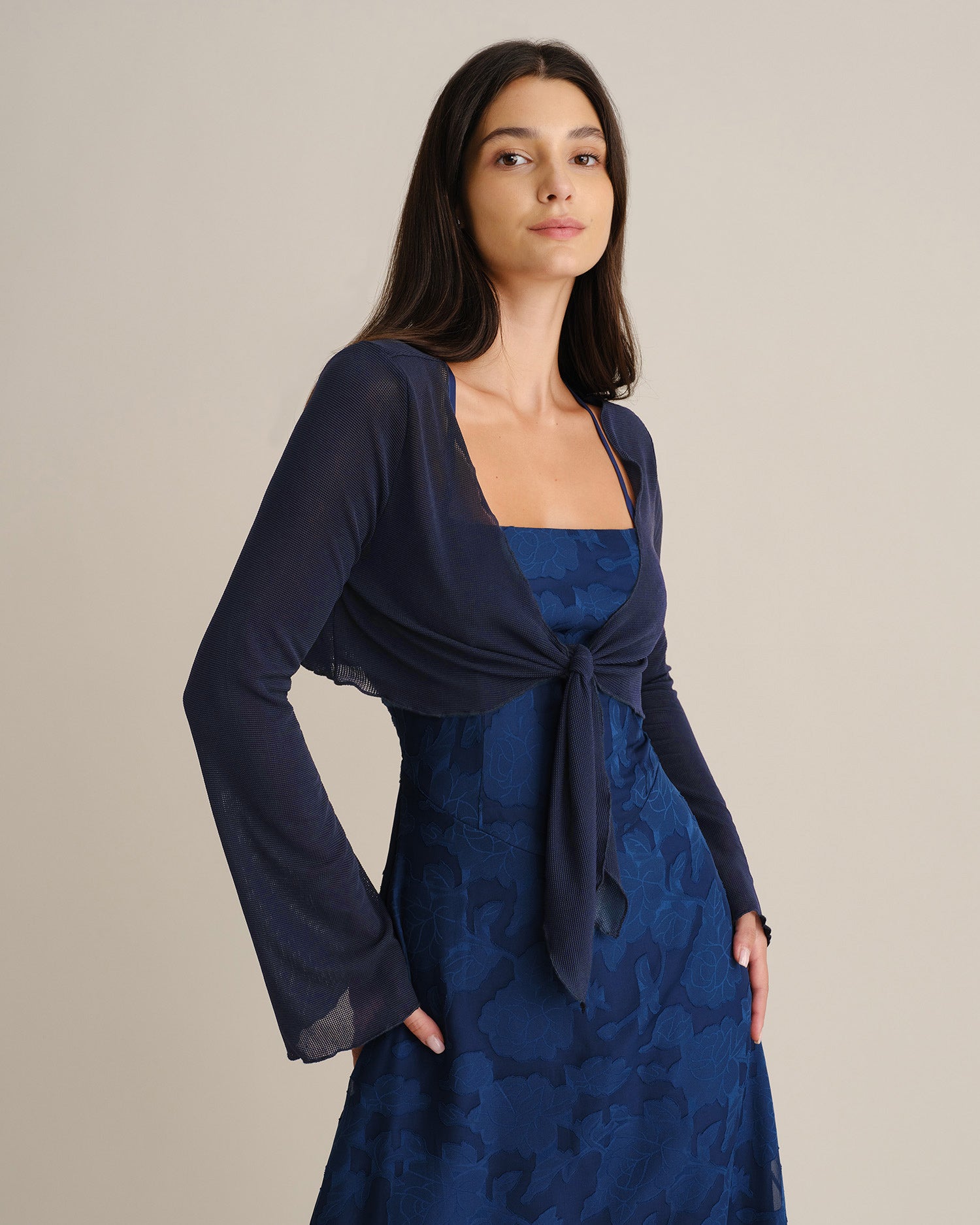 Women's Knitted Nylon Blouses - RIHOAS - 02