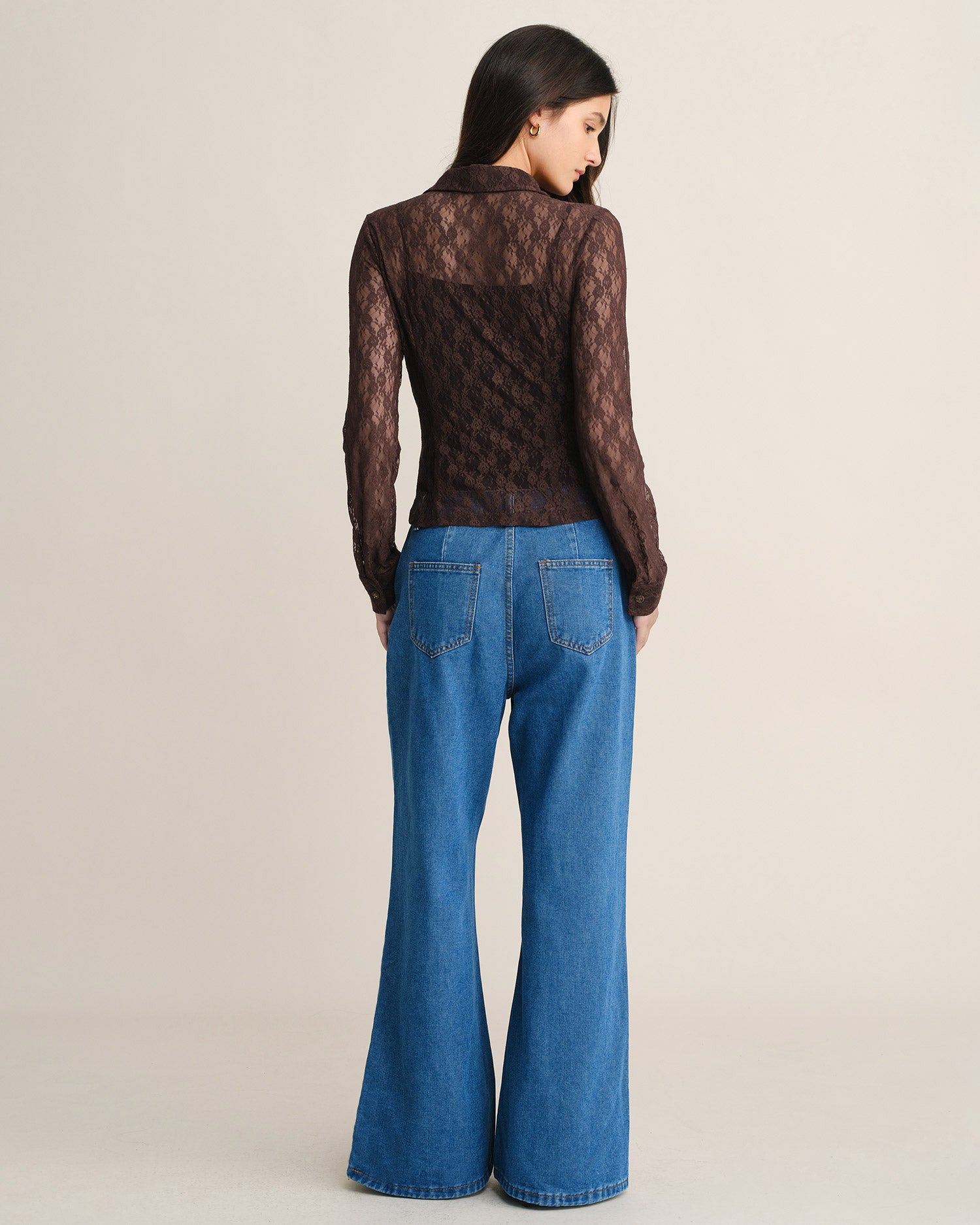 Women's Knitted Nylon Blouses - RIHOAS - 02