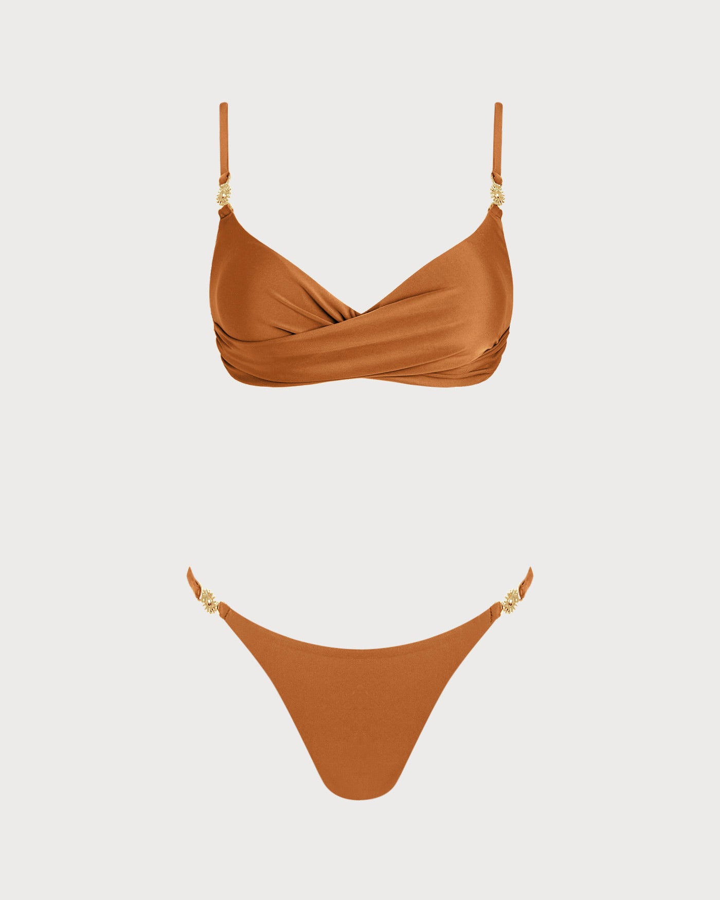 Women's Knitted Nylon Cross Bikini Set Bikinis - RIHOAS