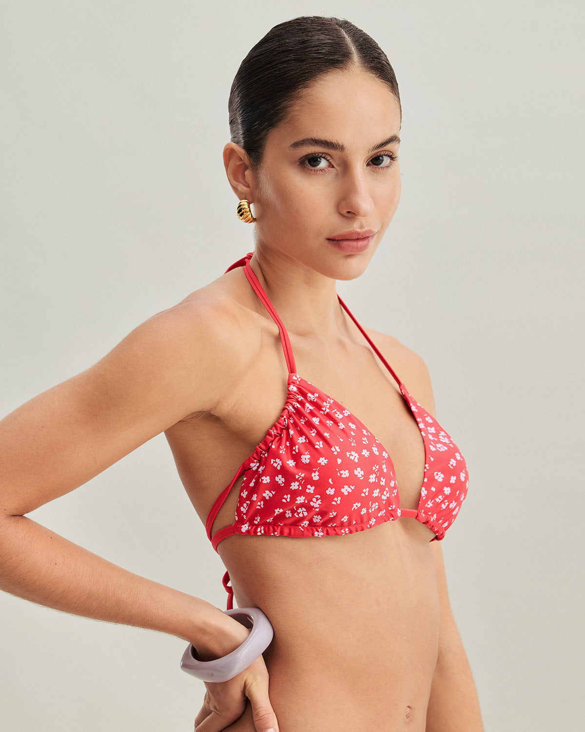 Women's Knitted Polyester-Spandex Bikini Set Bikinis - RIHOAS