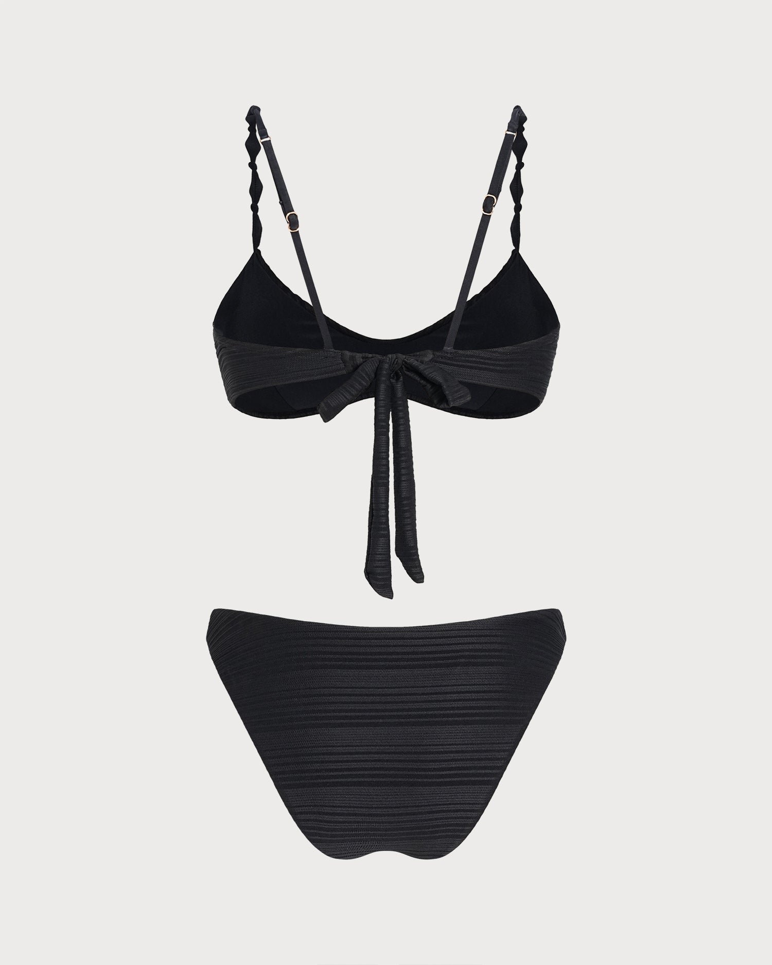 Women's Knitted Polyester Bikini Set - RIHOAS - 02