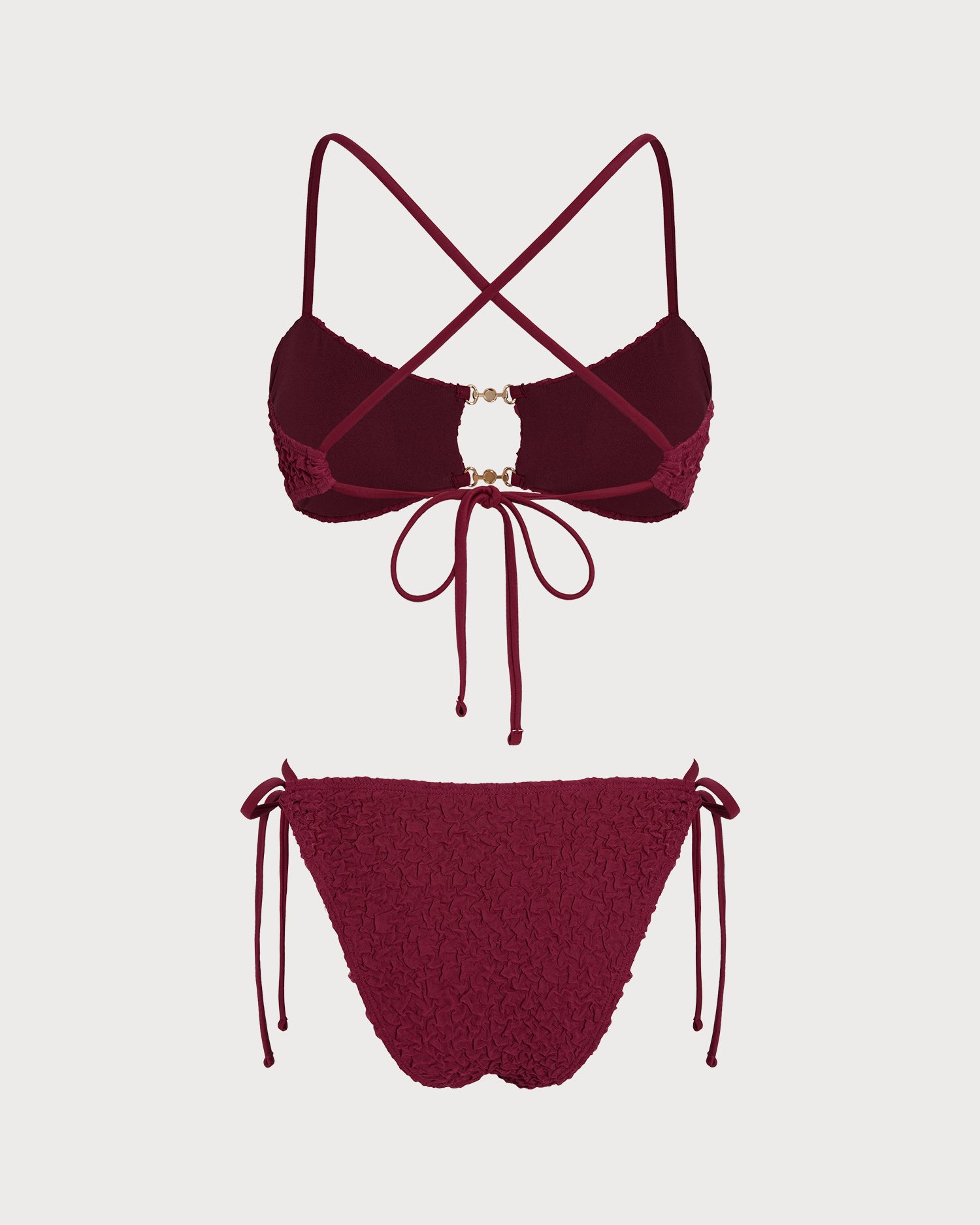 Women's Knitted Polyester Bikini Set - RIHOAS - 02
