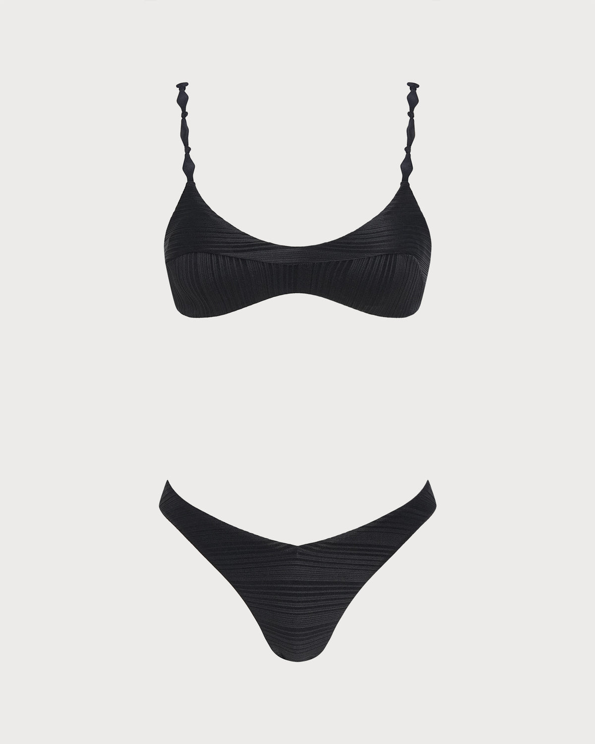 Women's Knitted Polyester Bikini Set - RIHOAS - 01