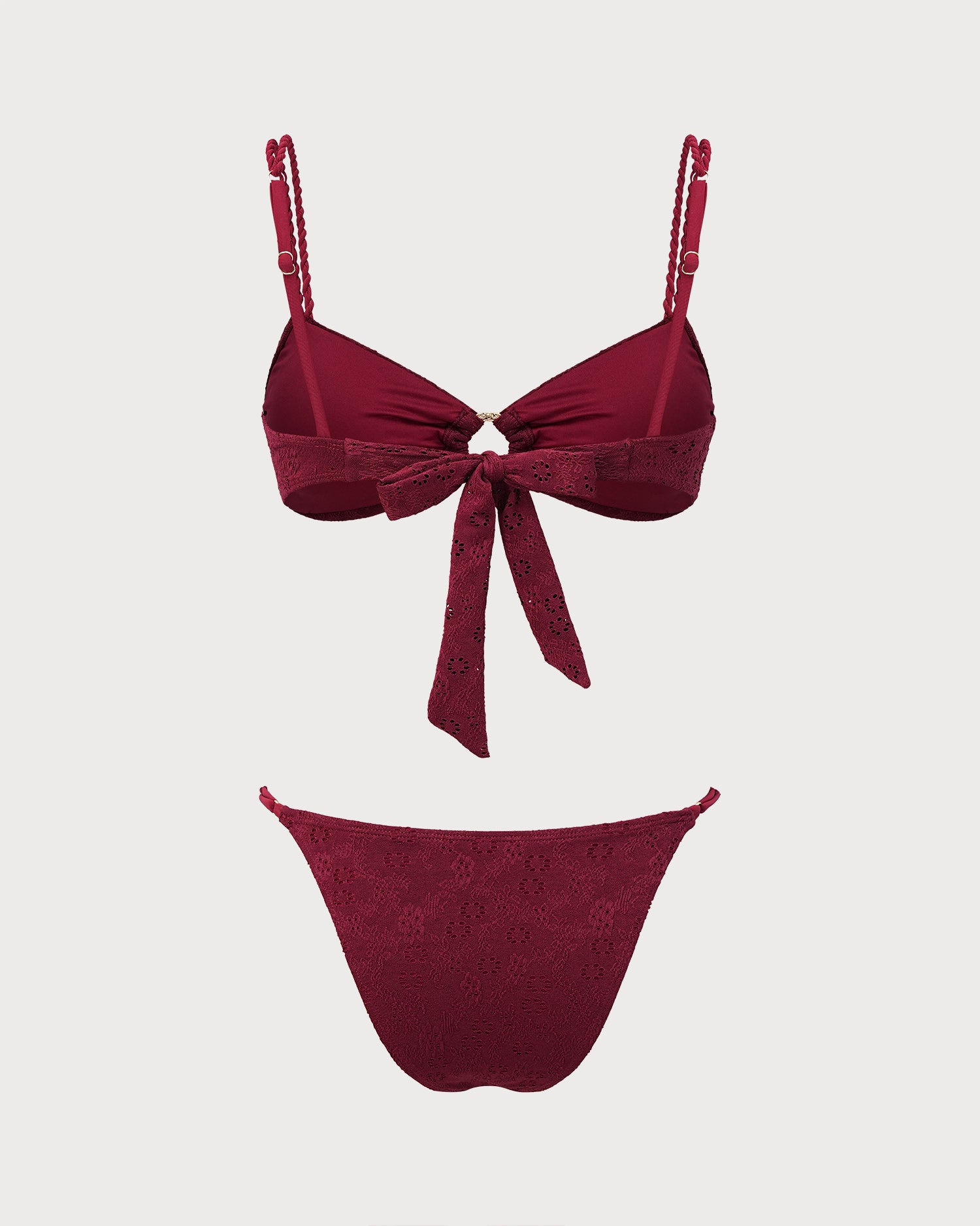 Women's Knitted Polyester Bikini Set - RIHOAS - 03