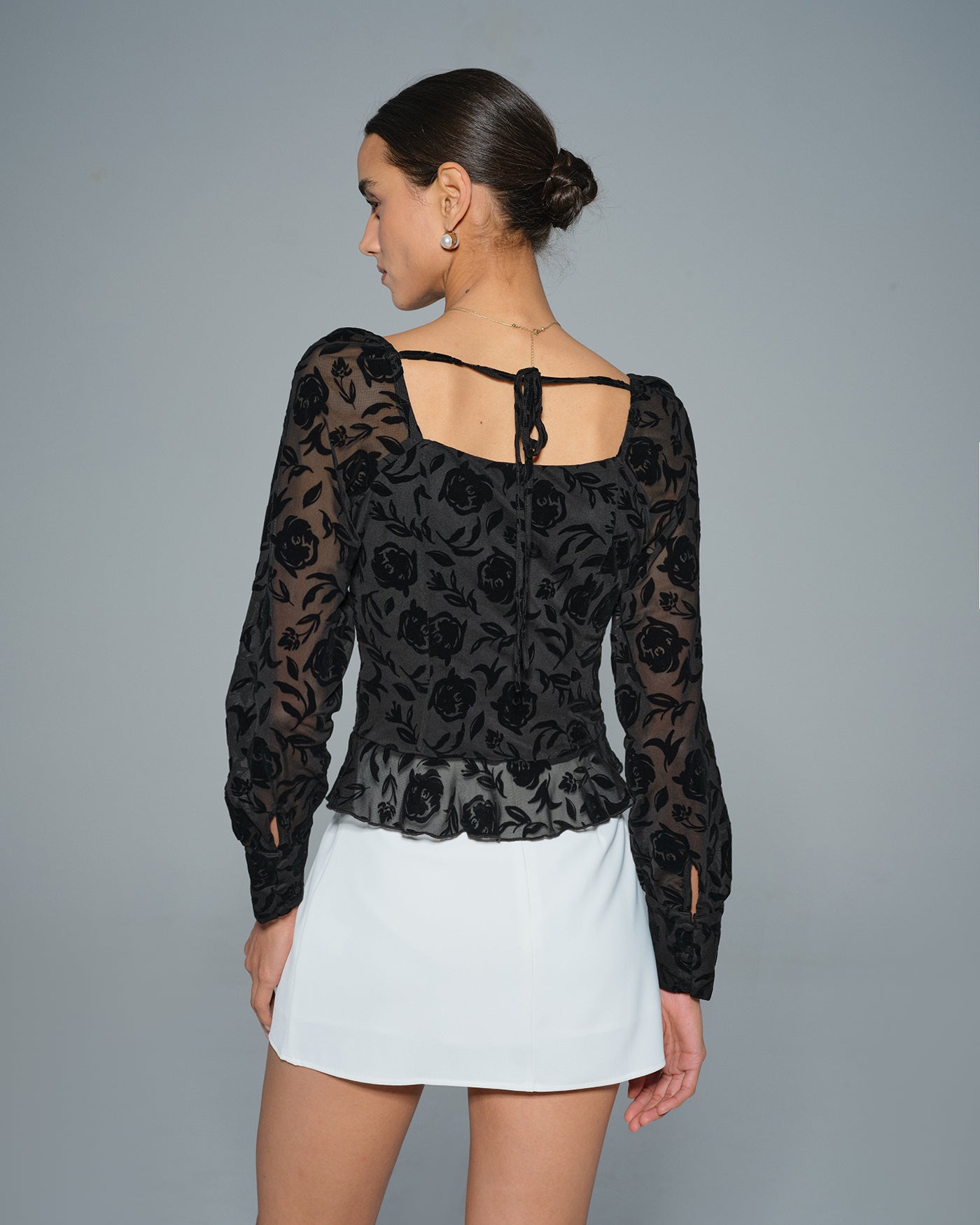 Women's Knitted Polyester Blouses Tops - RIHOAS