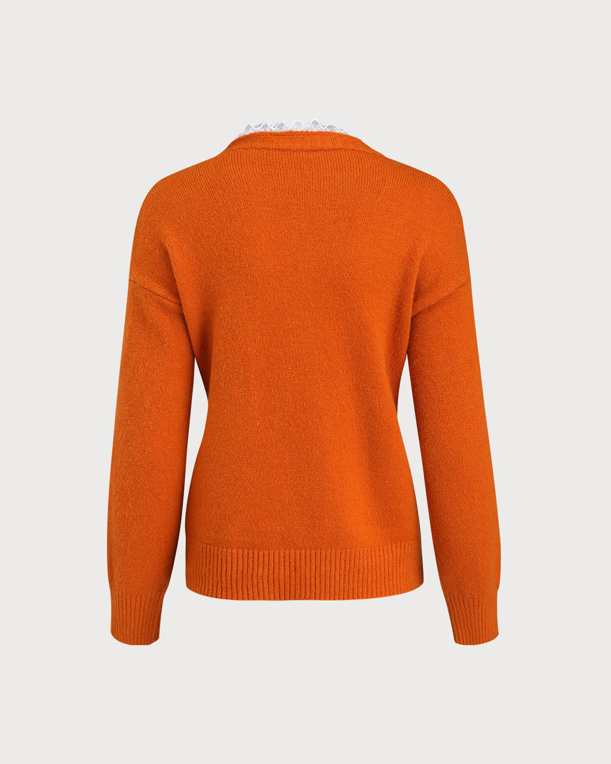 Women's Knitted Polyester Cardigan Sweater Tops - RIHOAS