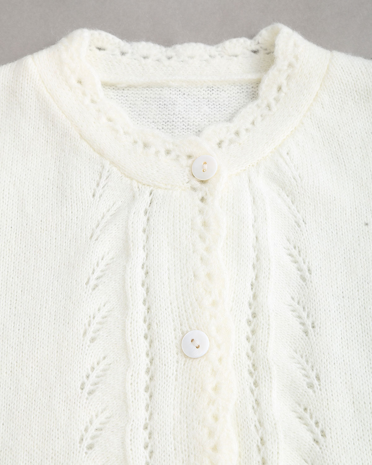 Women's Knitted Polyester Cardigan Tops - RIHOAS