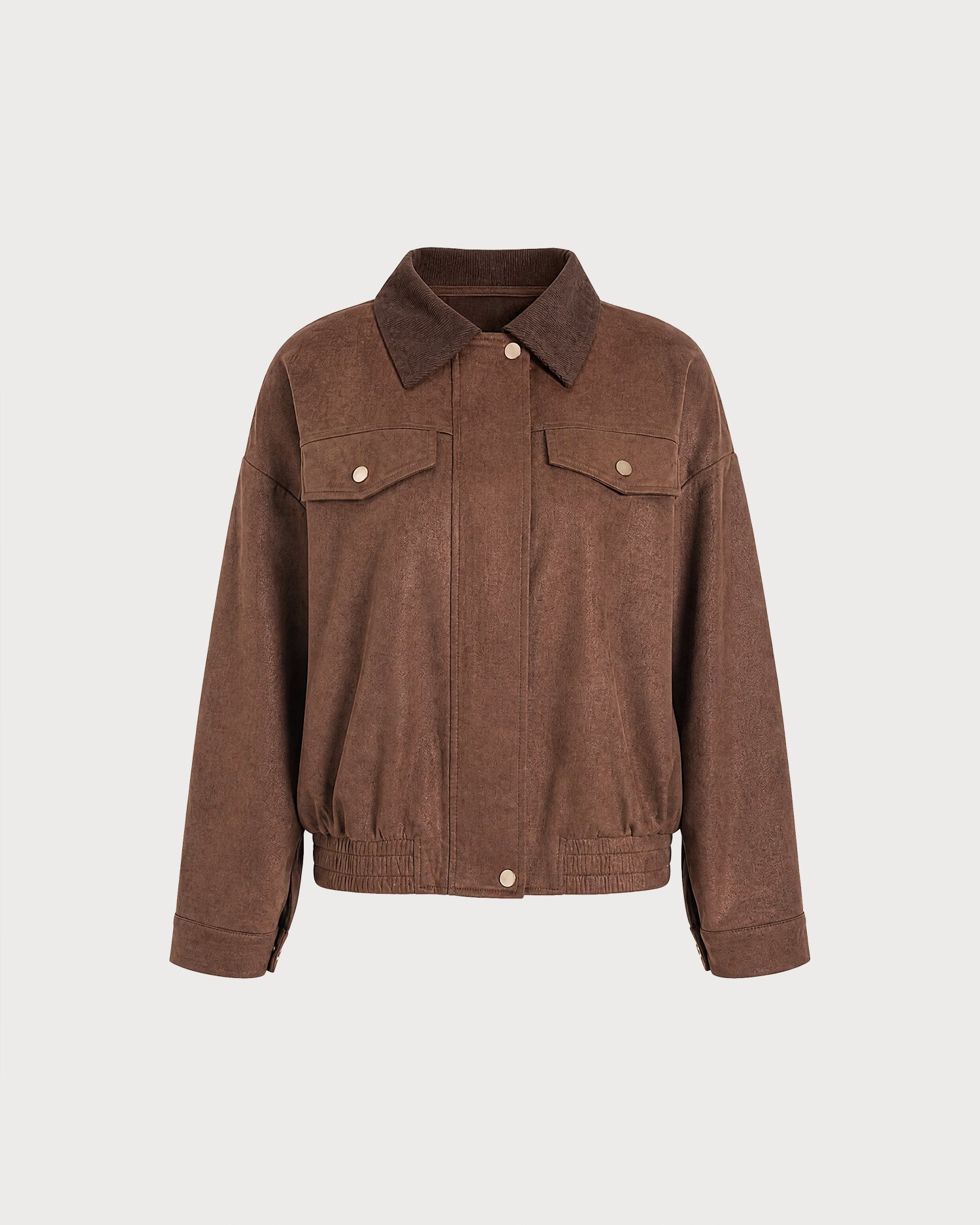 Women's Knitted Polyester Jacket - RIHOAS - 01