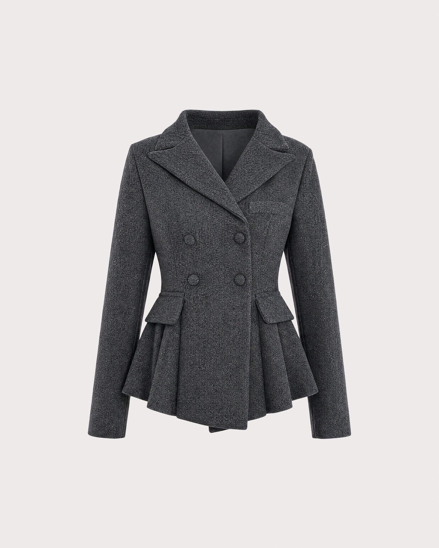Women's Knitted Polyester Jacket - RIHOAS - 02