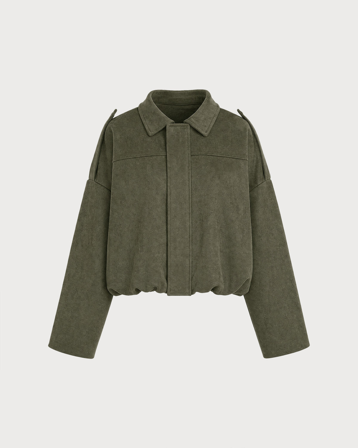 Women's Knitted Polyester Jacket - RIHOAS - 03