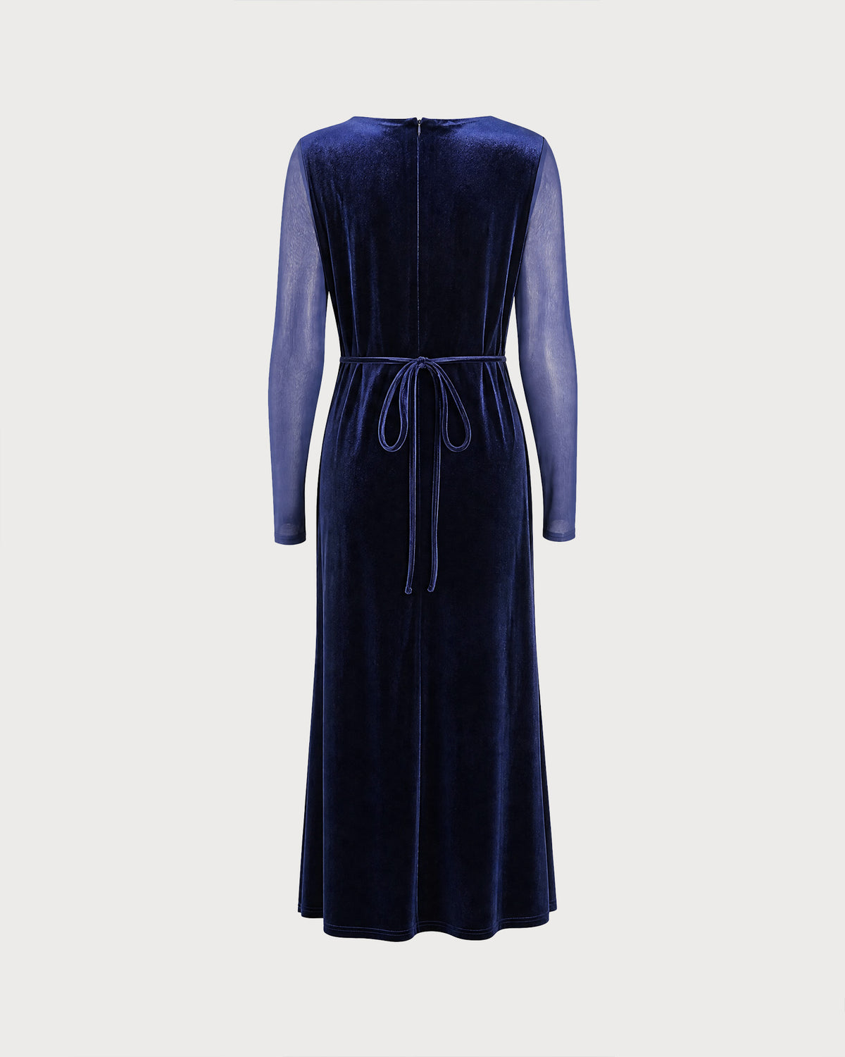 Women's Knitted Polyester Maxi Dresses - RIHOAS - 04