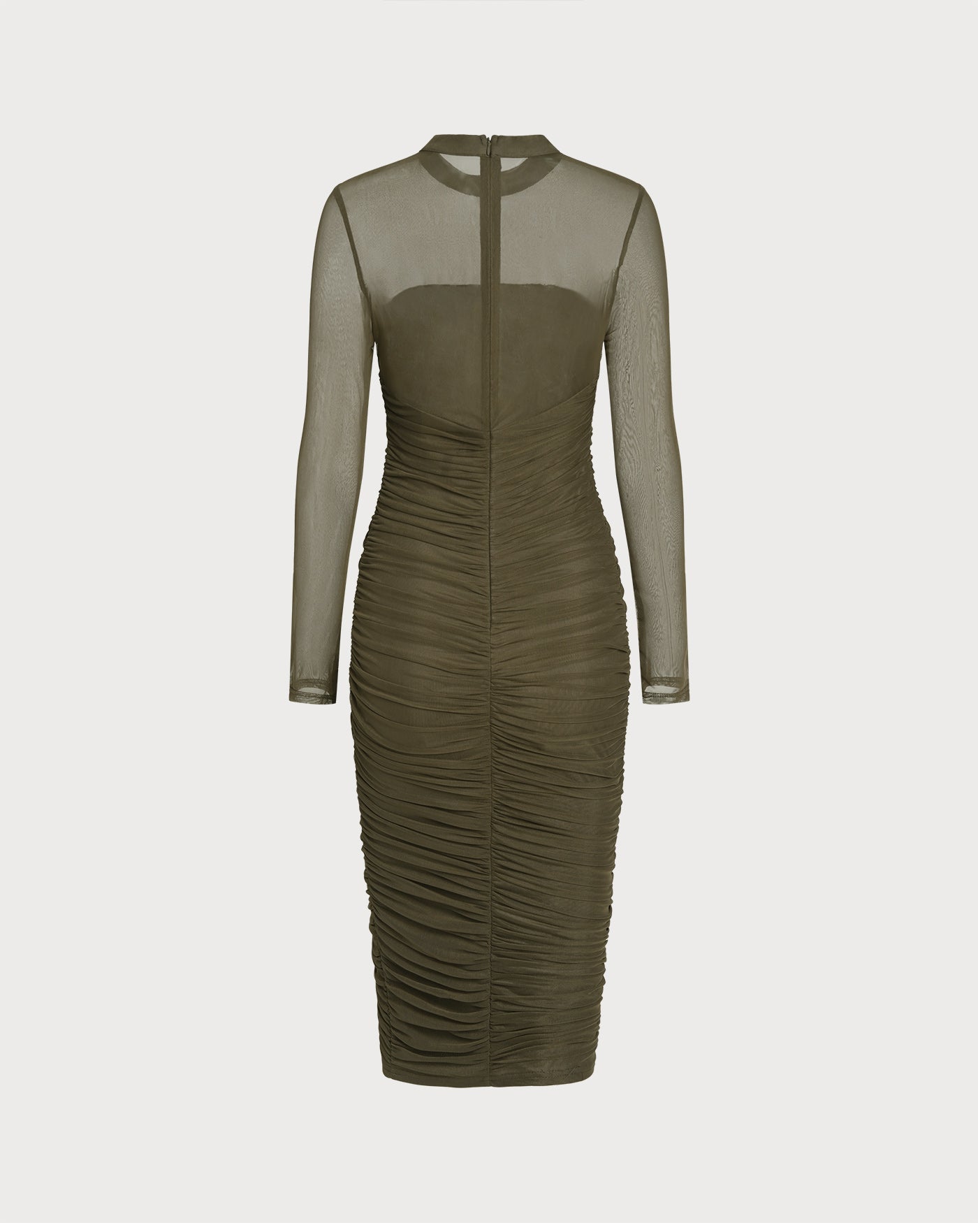 Women's Knitted Polyester Midi Dress Dresses - RIHOAS
