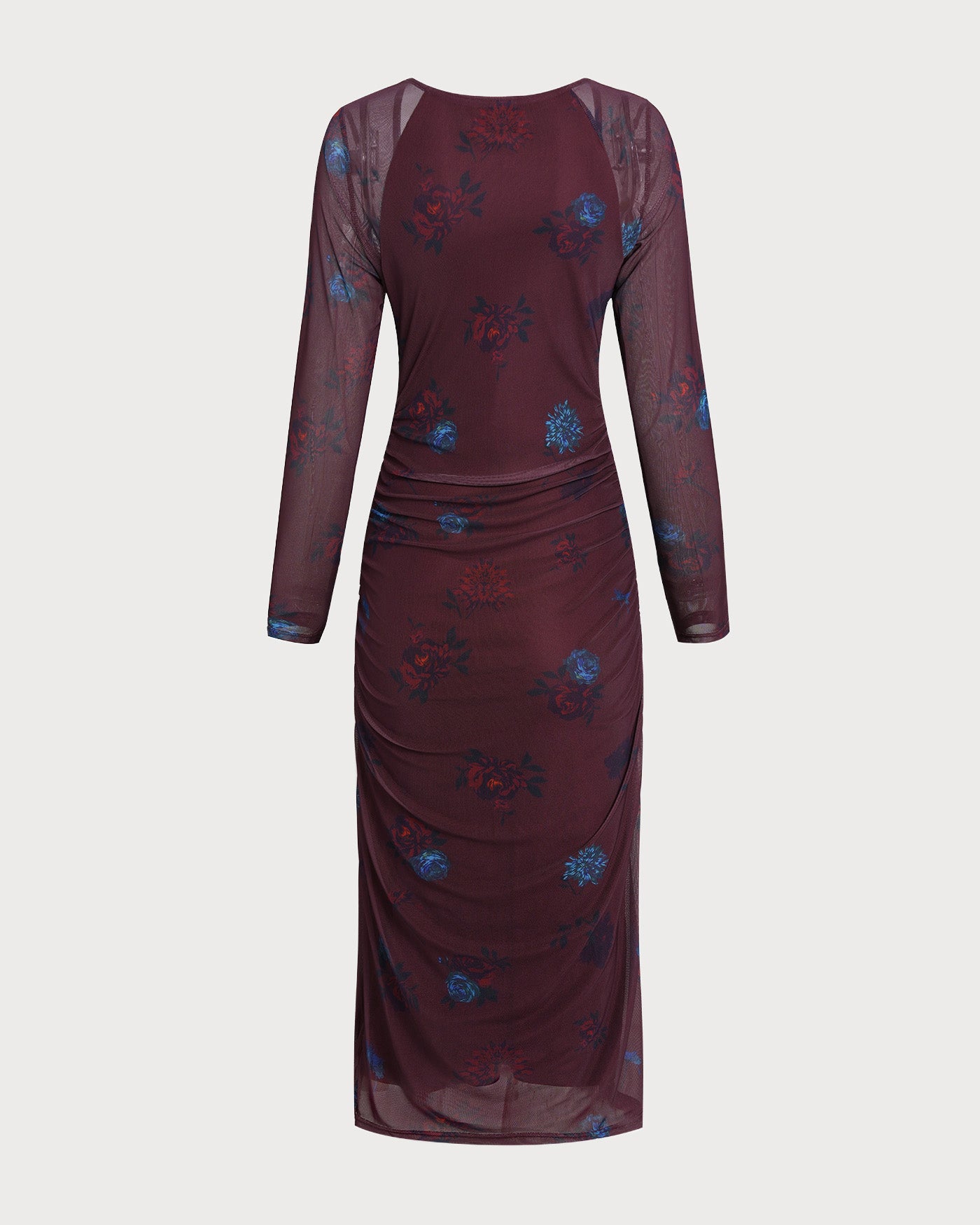 Women's Knitted Polyester Midi Dress Dresses - RIHOAS