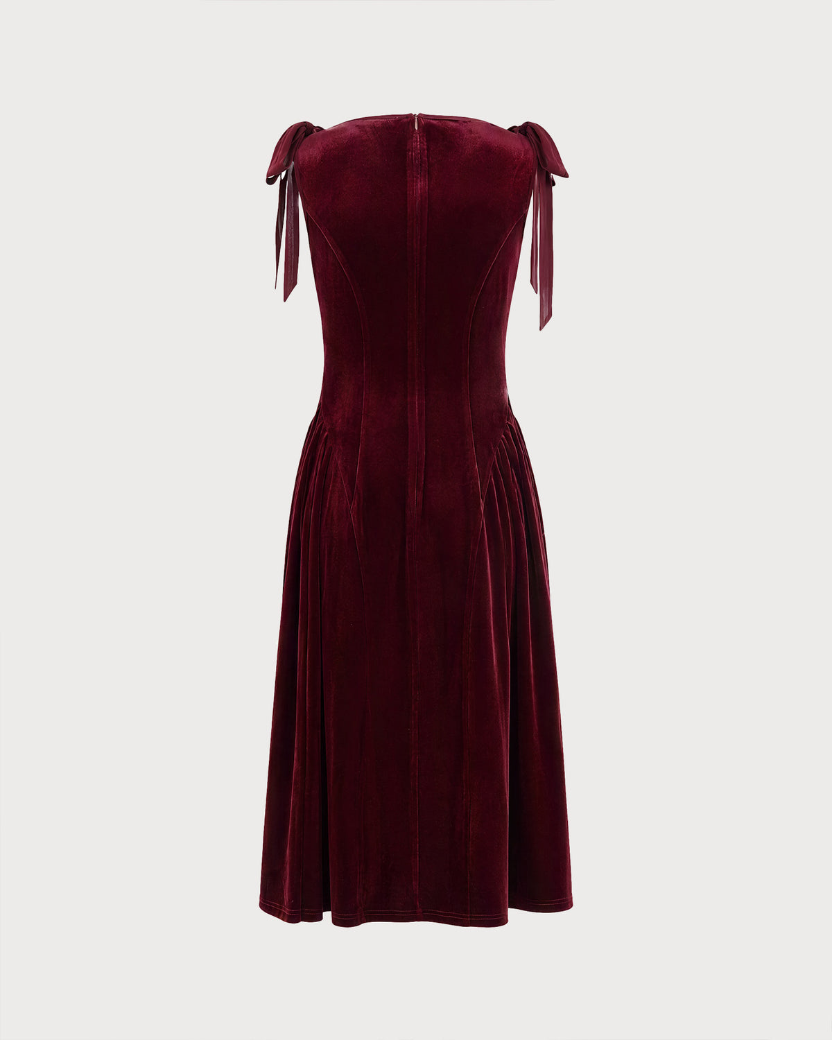 Women's Knitted Polyester Midi Dresses - RIHOAS - 06
