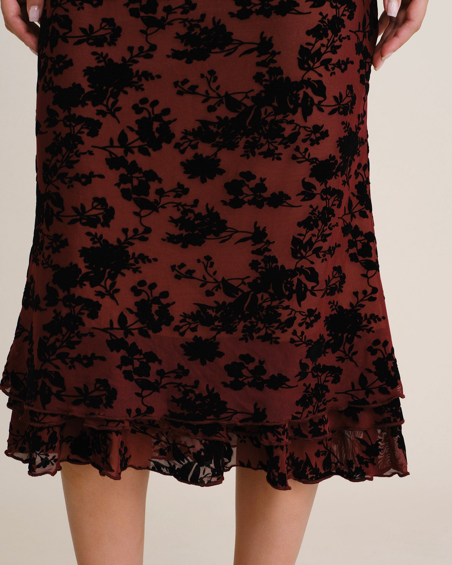 Women's Knitted Polyester Midi Dresses - RIHOAS - 03