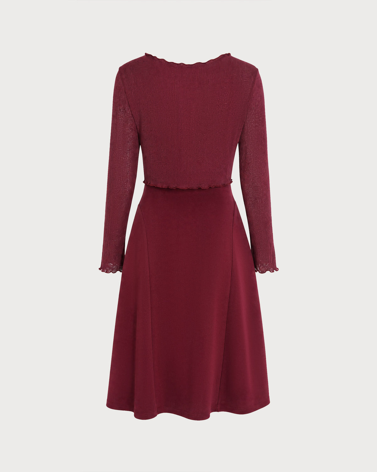 Women's Knitted Polyester Midi Dresses - RIHOAS