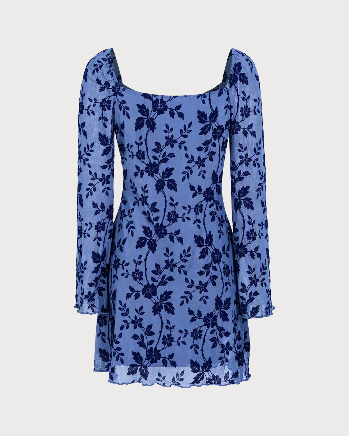 Women's Knitted Polyester Mini Dresses - RIHOAS - 04
