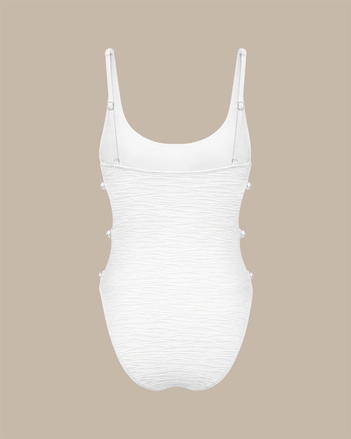 Women's Knitted Polyester One-Piece Swimsuit - RIHOAS - 03