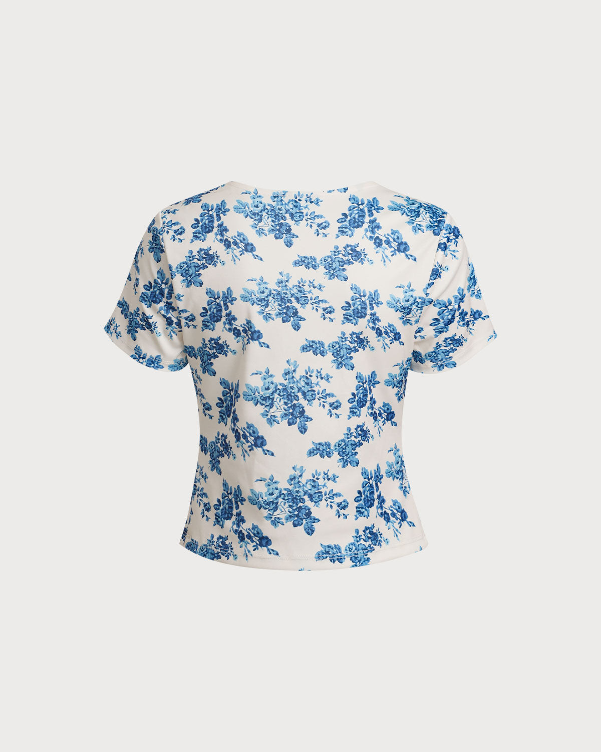 Women's Knitted Polyester T-Shirt Tops - RIHOAS